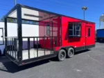 8.5X24 TA3 RED BBQ TRAILER - Quality Cargo - Image 2
