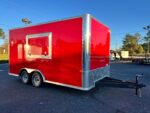 8.5X16TA RED CONCESSION TRAILER - ROCK SOLID CARGO