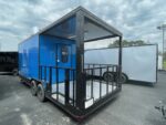 8.5x22 TA3 BBQ Trailer - Food Trailer in Blue - QUALITY CARGO - Image 2