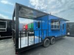 8.5x22 TA3 BBQ Trailer - Food Trailer in Blue - QUALITY CARGO