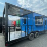 8.5x22 TA3 BBQ Trailer - Food Trailer in Blue - QUALITY CARGO