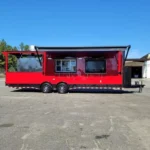 8.5x28 PREMIUM TURNKEY BBQ TRAILER w/ DIGITAL SMOKER - (#RCT-699)