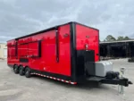 8.5X30 PREMIUM BBQ TRAILER WITH ROTATING DIGITAL SMOKER